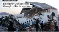 カザフスタン･アルマトイ空港で離陸の旅客機が墜落　12人死亡確認、100人搭乗