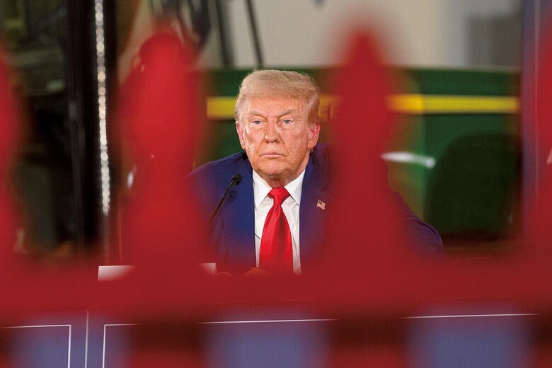 いつでも強気の男トランプに何が起きたのか　JUSTIN MERRIMANｰBLOOMBERG/GETTY IMAGES