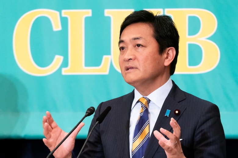 減税で「手取り増」を掲げ、7月20日投開票の参議院選挙に挑む国民民主党の玉木雄一郎代表（7月2日、日本記者クラブの党首討論会）　ZUMA Press Wire via Reuters Connect