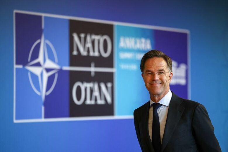 北大西洋条約機構（ＮＡＴＯ）のルッテ事務総長。トルコ・アンカラで７日撮影。REUTERS/Stoyan Nenov