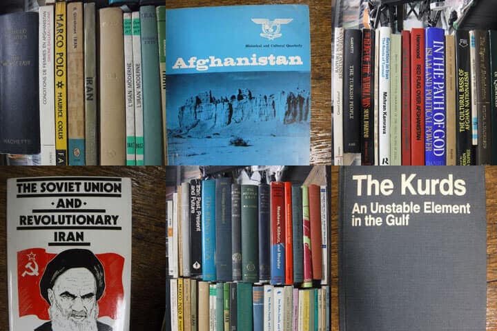 整理を依頼された大野盛雄氏（元東京大学東洋文化研究所所長）の蔵書の一部（筆者によるブログより）