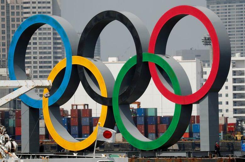 米英両国は１９日、ロシア軍情報機関（ＧＲＵ）が来年夏に予定される東京五輪・パラリンピックの妨害工作を含む一連のサイバー攻撃に関与していたとして非難した。お台場で８月撮影（２０２０年　ロイター/Kim Kyung Hoon）