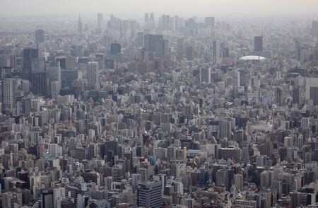 １月７日、日本の経済界首脳は２０２０年の国内景気について、東京五輪・パラリンピックにかけて底堅いと見る一方、地政学リスクを警戒する。東京で２０１９年６月撮影（２０２０年　ロイター/Issei Kato）
