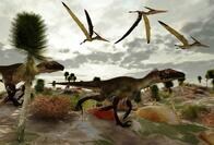 翼竜にカラフルな羽毛の痕跡　恐竜との類似点、相違点から進化を考える