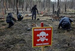 ロ・ウクライナ、オレシュキ周辺の地雷除去完了　人道作戦開始へ