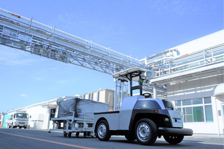 自動運転機能を搭載したEV車両