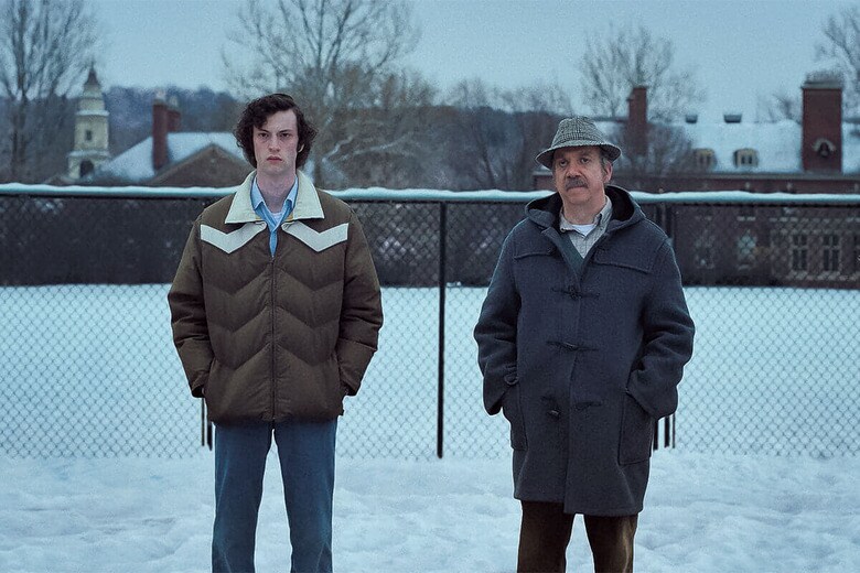 アンガス（左、セッサ）とポール（右、ジアマッティ）　SEACIA PAVAO / ©2024 FOCUS FEATURES LLC.