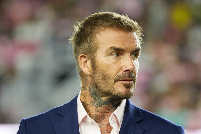 デビッド・ベッカム（2023年8月2日、米フロリダ州フォートローダーデール）　YES Market Media-Shutterstock