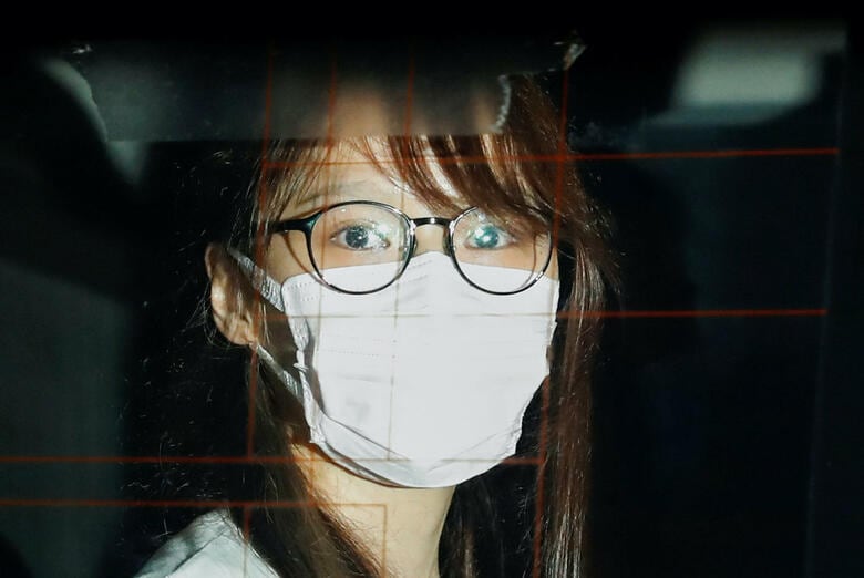 香港民主活動家・周庭氏を国安法違反で逮捕（8月10日）　Tyrone Siu-REUTERS