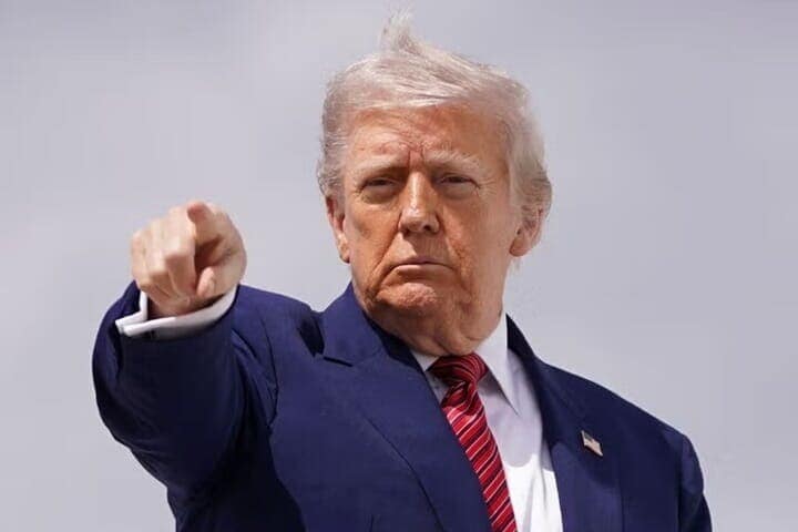 米連邦巡回控訴裁判所は２９日、トランプ大統領の広範な関税を復活させる判断を下した。２３日撮影（２０２５年　ロイター/Nathan Howard）