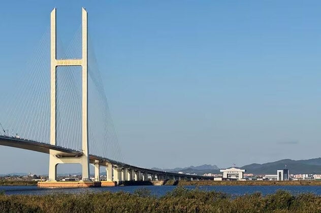 中国と北朝鮮を結ぶ「新鴨緑江大橋」が15日開通へ　中国側の工事は2014年に完了していたが
