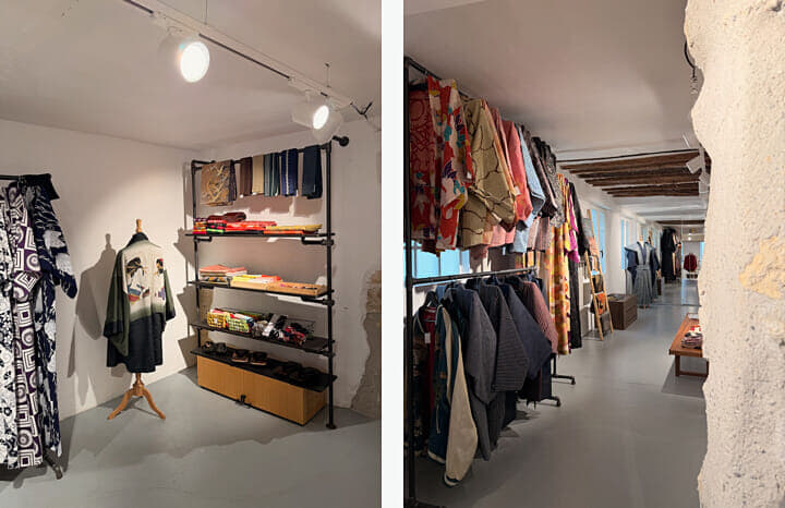 ノルウェージャン・レインのパリ本店内にある福西さんのショップ