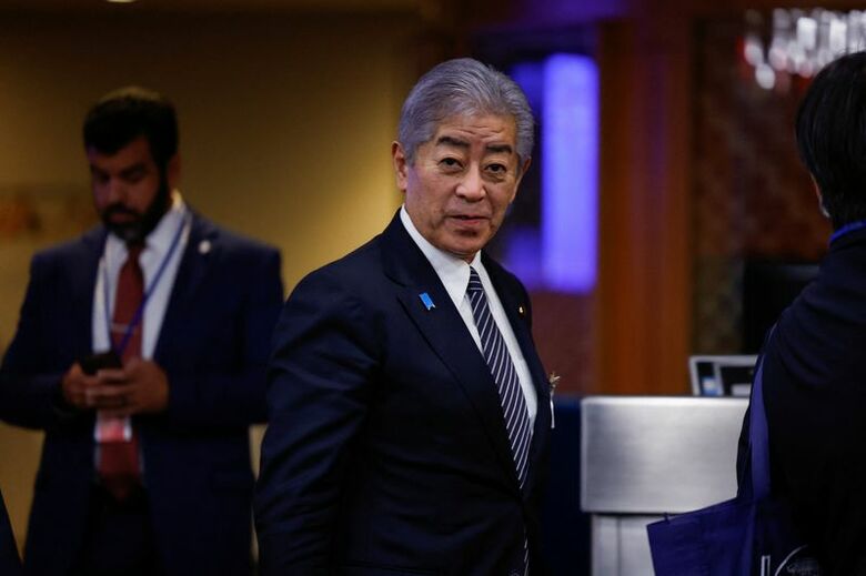 岩屋毅氏。2025年9月、ニューヨークで撮影。REUTERS/Kylie Cooper