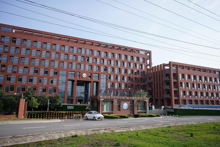 「疑惑の施設」、武漢ウイルス学研究所（2020年5月）　REUTERS