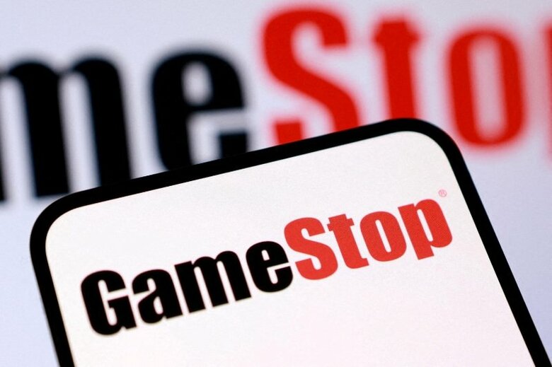 ゲームストップのロゴ。25年9月撮影。REUTERS/Dado Ruvic