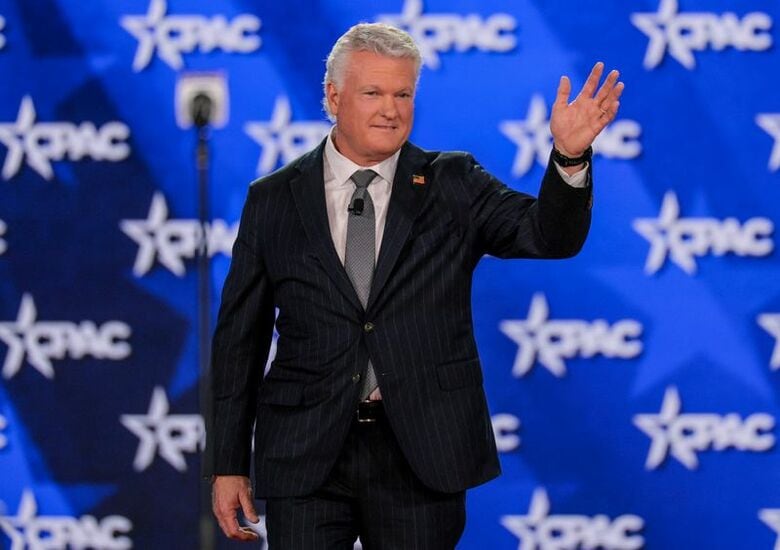 マイク・コリンズ下院議員。米テキサス州で行われた保守政治行動会議（ＣＰＡＣ）で3月撮影。REUTERS/Daniel Cole