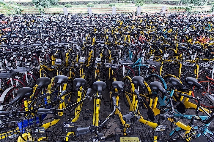 急増する自転車シェアリングサービスが問題に　REUTERS