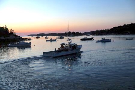 地球の７割を覆う海洋は、過去数十年で前例のない温暖化を経験し、海流が変化した。こうした隠れた気候変動は、海洋生物に憂慮すべき影響を与えている。写真は、ロブスター漁船。米メーン州で昨年７月撮影（２０１８年　ロイター/Shannon Stapleton）