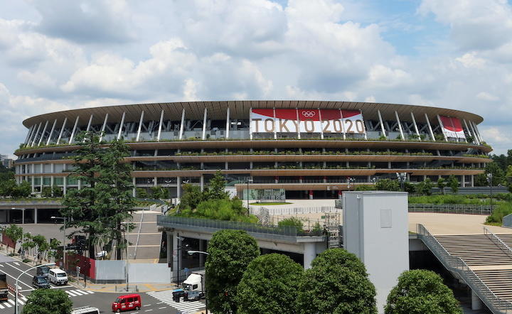東京五輪開催を1カ月後に控えた国立競技場　Pawel Kopczynski-REUTERS
