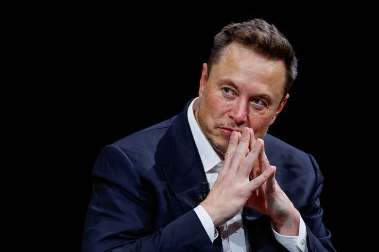 米電気自動車（ＥＶ）大手テスラのイーロン・マスク最高経営責任者（ＣＥＯ）。仏パリで2023年6月撮影。REUTERS/Gonzalo Fuentes
