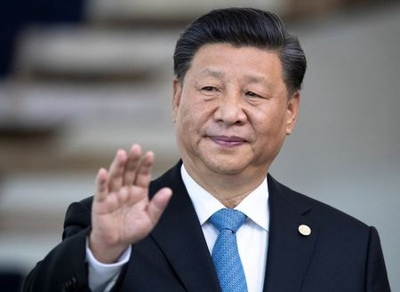 　中国の習近平国家主席は９月８日、中国は新型コロナウイルス感染症の流行に関してオープンかつ透明性のある形で行動したと表明し、具体的な取り組みを実施したことで世界中で数千万人の命を救うのに寄与したと述べた。写真はブラジリアで昨年１１月撮影（２０１９年　ロイター）