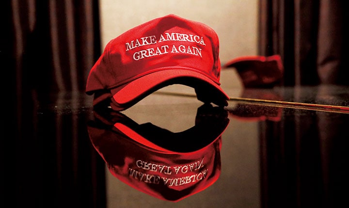 選挙中は大胆な公約を掲げたトランプだが　Andrew Kelly-REUTERS