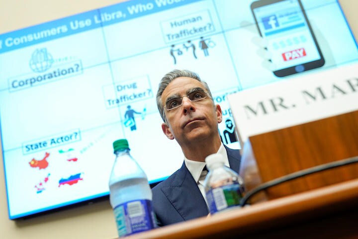 Libraを率いるDavid Marcus氏はPayPalの元社長    REUTERS/Joshua Roberts