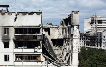 　ウクライナ軍当局者によると、西側の長距離兵器がウクライナ軍の戦力を支援する中、ロシアは次の攻撃段階の準備を行っている。ハリコフで７月１７日撮影（２０２２年　ロイター／Nacho Doce）