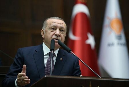 　１２月２６日、トルコのエルドアン大統領は、リビアから要請があったため、同国にトルコ軍の部隊を派遣すると発表した。写真はアンカラで、１１月２６日撮影（２０１９年　ロイター/Presidential Press Office）