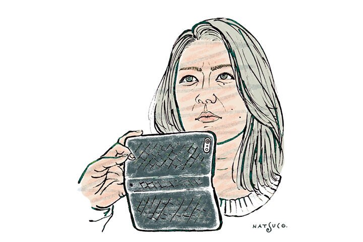 ILLUSTRATION BY NATSUCO MOON FOR NEWSWEEK JAPAN