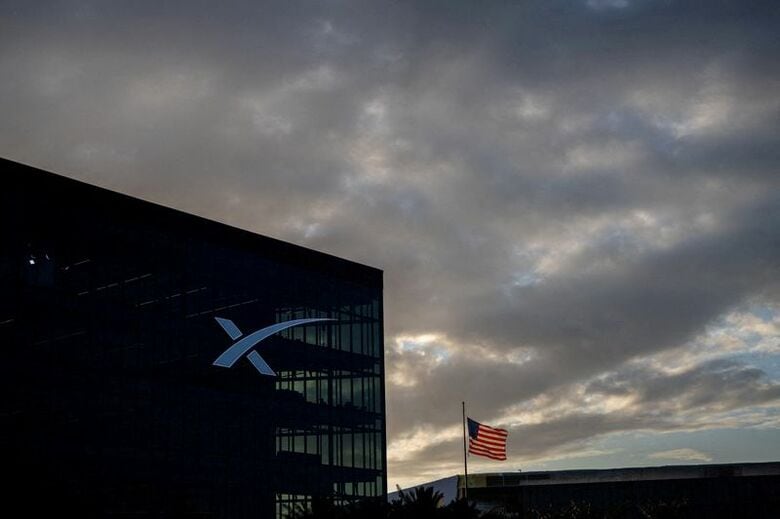 スペースXのオフィスビル。4月21日、米テキサス州で撮影。REUTERS/Carlos Barria/File Photo