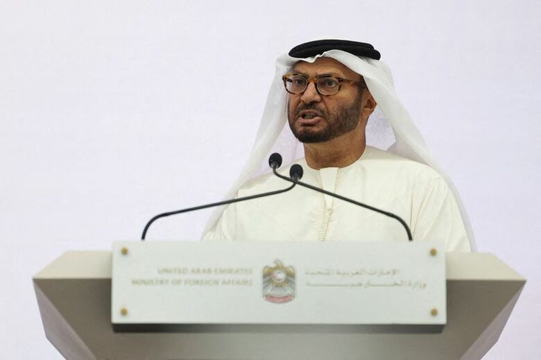 写真はアラブ首長国連邦（ＵＡＥ）のアンワル・ガルガシュ大統領顧問。2025年11月、アブダビで撮影。REUTERS/Amr Alfiky