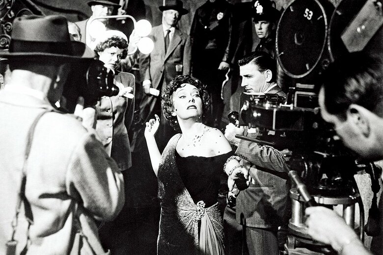 ハリウッドの光と影を描いた名作『サンセット大通り』（1950年）　BETTMANN/GETTY IMAGES