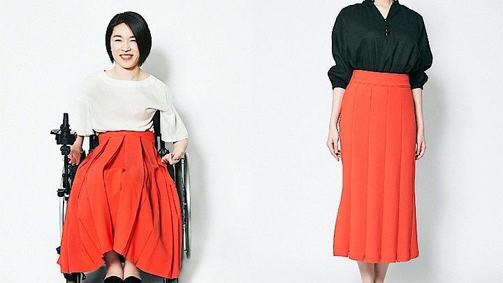 「041 FASHION」のフレアにもタイトにもなるスカート　写真提供＝ユナイテッドアローズ