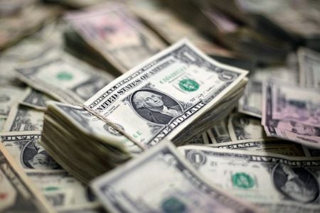 　６日、終盤のニューヨーク外為市場では、ドルが６営業日ぶりに反発した。予想を上回る１１月雇用統計が支援した。写真は２０１８年２月撮影（２０１９年　ロイター/Jose Luis Gonzalez）