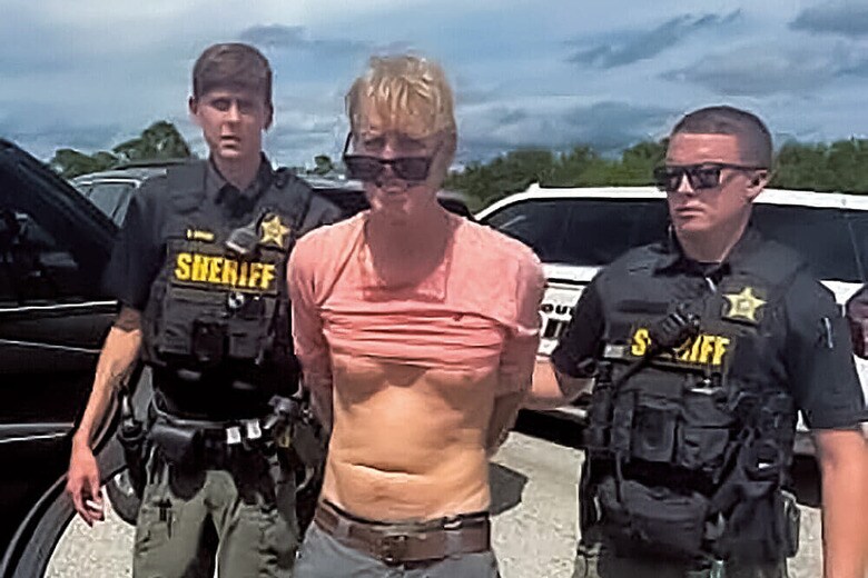 当局に拘束されたトランプ暗殺未遂事件の容疑者（9月15日）　MARTIN COUNTY SHERIFF\'S OFFICEｰHANDOUTｰREUTERS