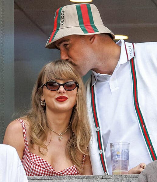 トラビス・ケルシーとテイラー・スウィフト