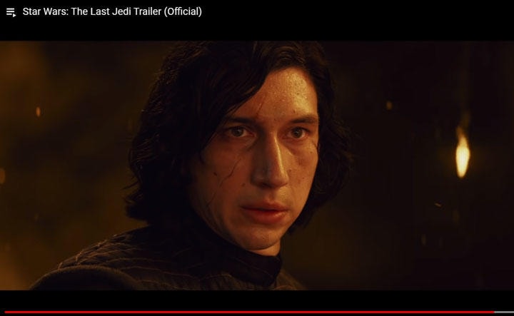 カイロは性的魅力でレイをそそのかす？　Star Wars-YouTube