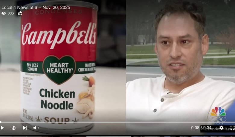 キャンベルのスープ缶と内部告発をした元社員　WDIV Local 4 / YouTube