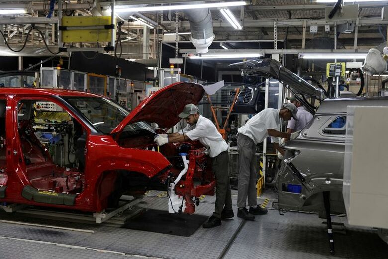写真はマルチ・スズキの工場。2023年9月、インド北部ハリヤナ州マネサールで撮影。 REUTERS/Anushree Fadnavis