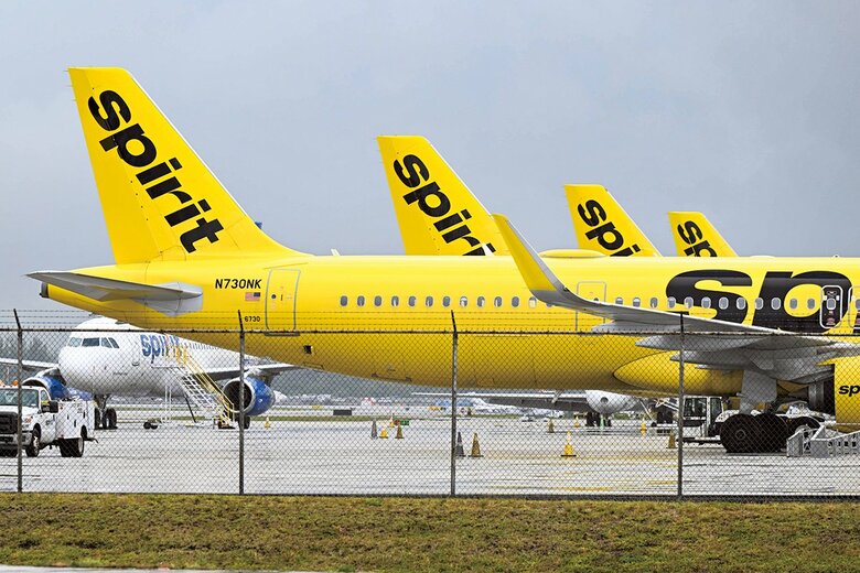 スピリット航空が運航を全面的に停止　MEDIAPUNCH-IMAGO-REUTERS