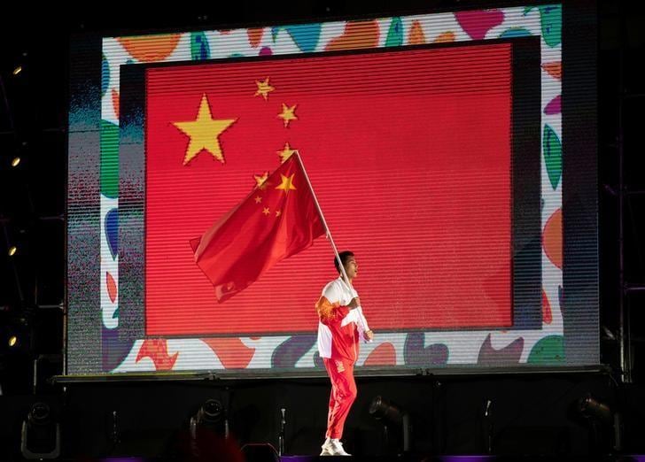中国オリンピック委員会の元幹部は23日、カナダのオリンピック委員会とパラリンピック委員会が新型コロナウイルスの感染拡大を受けて2020年東京五輪に選手団を派遣しない方針を明らかにしたことを受け、中国が追随する可能性は低いとの見解を示した。写真はユース五輪の開会式。2018年10月、アルゼンチンのブエノスアイレスで撮影（2020年　Ian Walton for OIS/IOC）