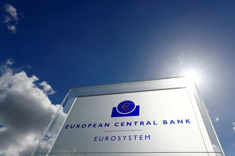 フランクフルトにある欧州中央銀行（ECB）本部。2018年4月撮影。 REUTERS/Kai Pfaffenbach