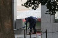 第2次大戦記念碑に落書き、女性1人を拘束　米首都ワシントン