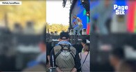 【動画】キッド・カディ、ライブ中に飛び降りるも「着地に失敗」　大怪我を負いステージを去るシーン