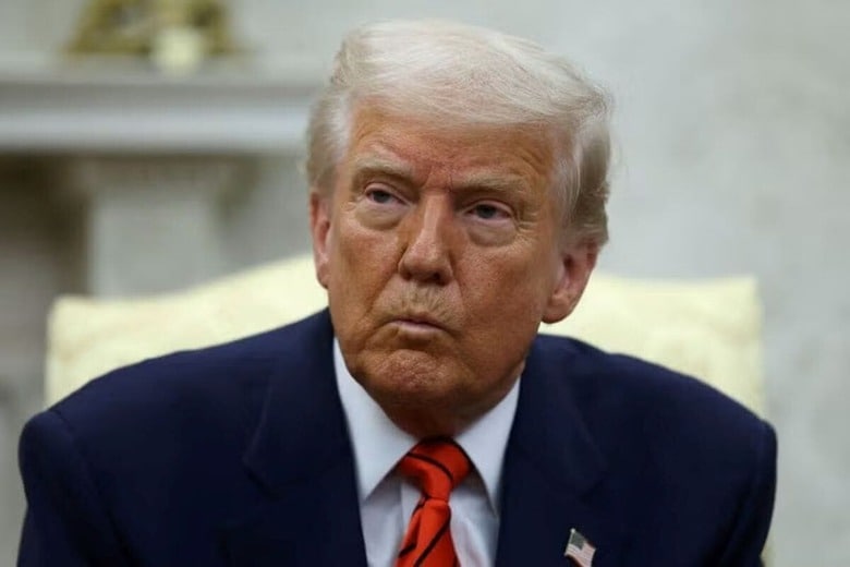 ３月１７日、トランプ米大統領は、ウクライナを巡る最終合意の多くの要素について合意しているが、まだ多くの問題が残っていると述べた。ホワイトハウスで１３日撮影（２０２５年　ロイター/Evelyn Hockstein）