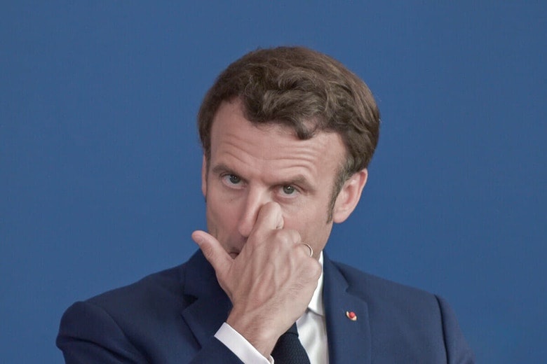 エマニュエル・マクロン仏大統領（2024年9月、独ベルリン）　photocosmos1-Shutterstock