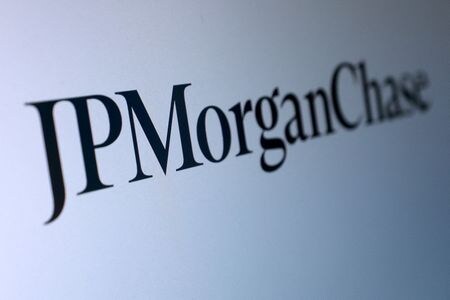写真 は米ＪＰモルガンのロゴ。1月22日に撮影。REUTERS/Dado Ruvic