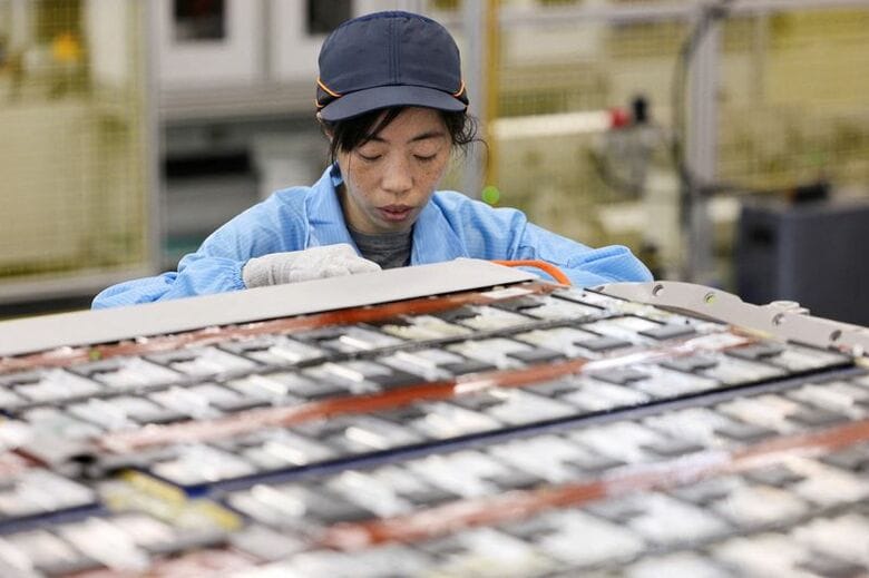 ４月２６日、浙江省湖州市の工場で撮影（２０２６年　ロイター/Go Nakamura）