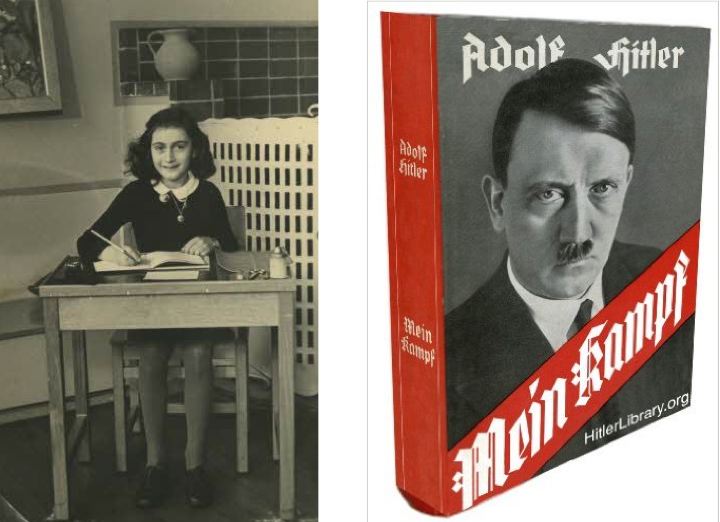 2016年、アンネ・フランクの『アンネの日記』とヒトラーの『わが闘争』がパブリックドメインになった